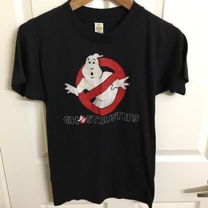 Ghostbusters black preowned vintage tee